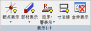 表示モードパネル
